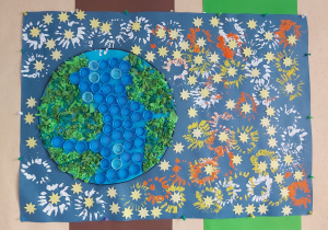 Planeta Ziemia - praca plastyczna